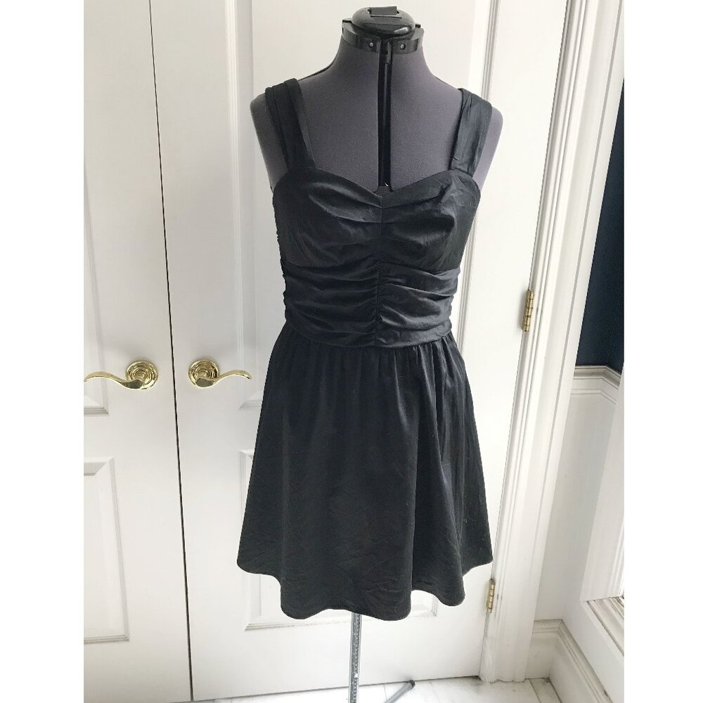 Express Ruched Top Little Black Dress, LBD in Size 10